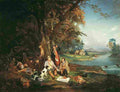 willewalde hunters on a rest Art A4 Photo Print