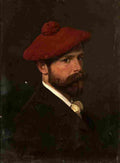 willewalde self portrait Art A4 Photo Print