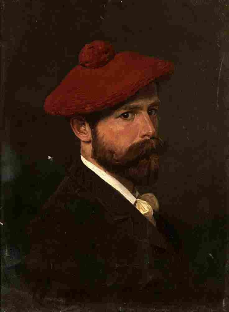 willewalde self portrait Art A4 Photo Print