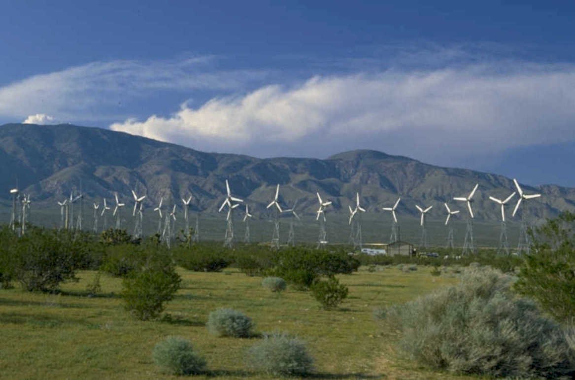 wind turbines tehachapi 2 1980s 1990s A4 Photo Print