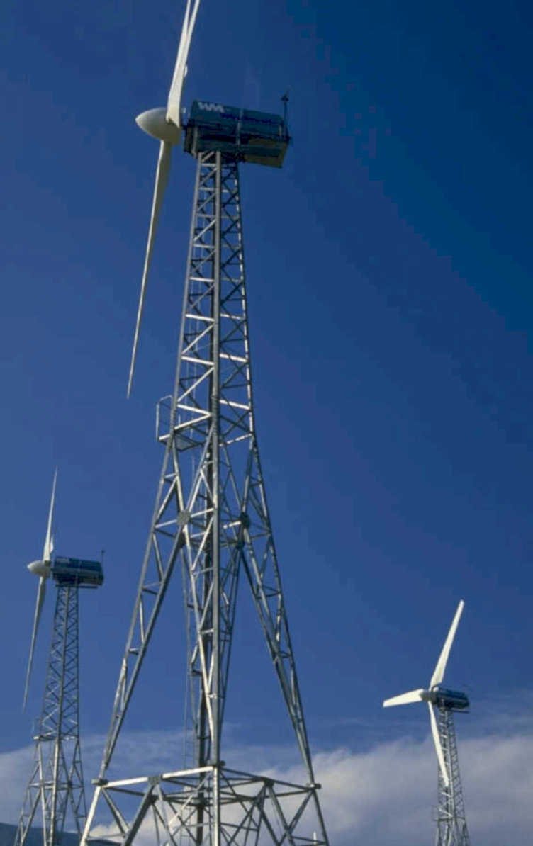 wind turbines vm 1980s 1990s A4 Photo Print