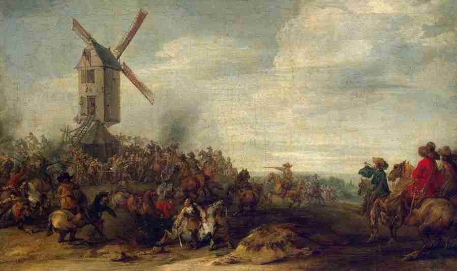 windmill 5 Art A4 Photo Print