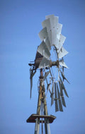 windmill blue sky 1980s 1990s A4 Photo Print