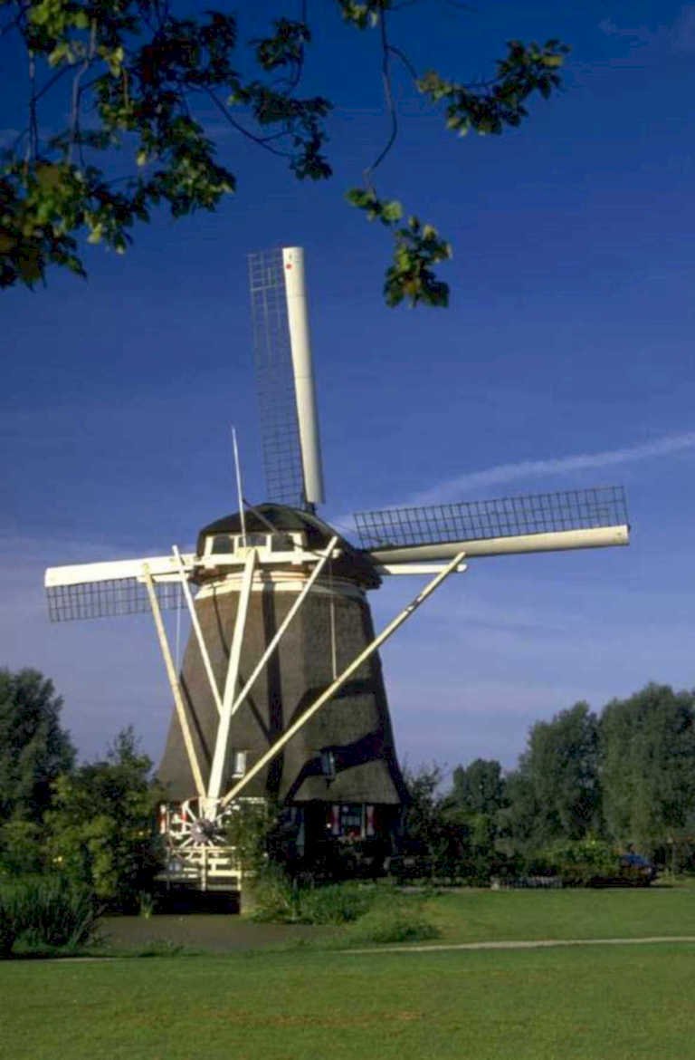 windmill zaanse schans 1980s 1990s A4 Photo Print
