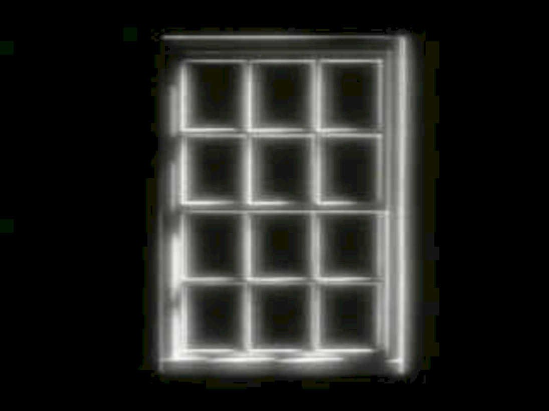 window interior gray1980s 1990s A4 Photo Print