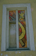 window stars mural 1980s 1990s A4 Photo Print