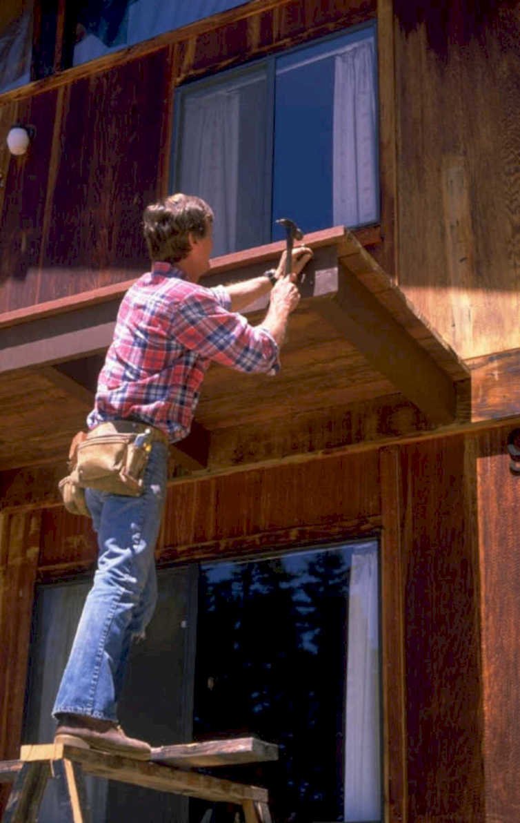 window trim cabin 1980s 1990s A4 Photo Print