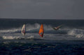 windsurfers ocean sails 1980s 1990s A4 Photo Print