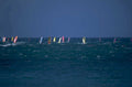 windsurfing sailboats sunset 2 1980s 1990s A4 Photo Print