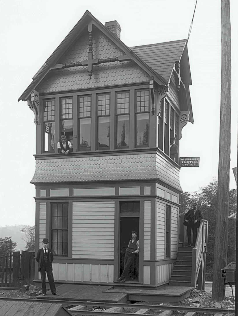 winslow telephone office Vintage world war A4 Photo Print