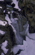 winter cascade rainier 1980s 1990s A4 Photo Print