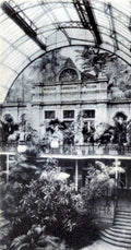 winter gardens pavilionVintage 1880s 1900s A4 Photo Print