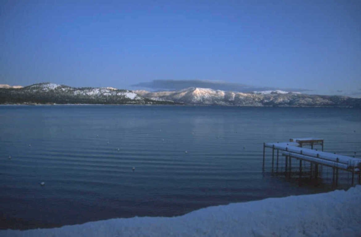 winter lake tahoe 2 1980s 1990s A4 Photo Print