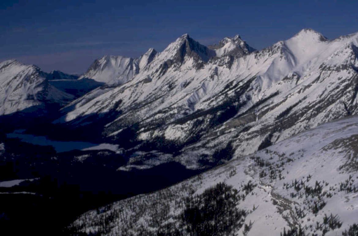 winter mountain snow 1980s 1990s A4 Photo Print