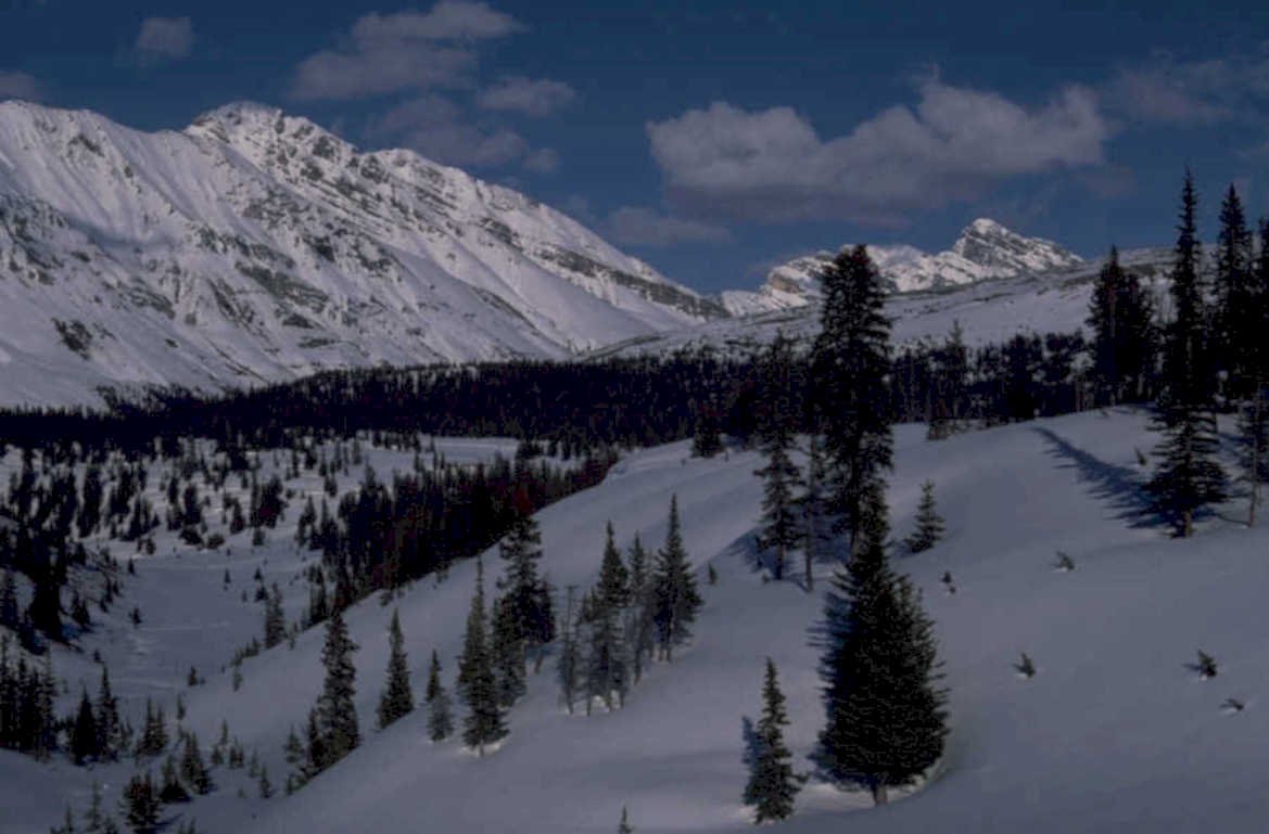 winter mountains snow 1980s 1990s A4 Photo Print