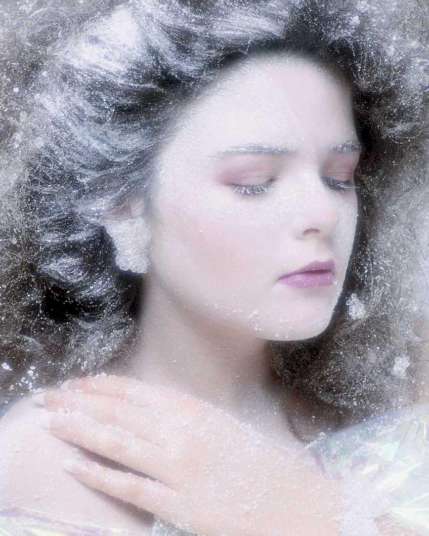 winter snow portrait1980s 1990s A4 Photo Print