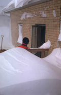 winter snow removal Vintage A4 Photo Print