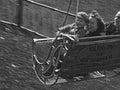 winter toboggan ride1980s 1990s A4 Photo Print