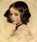 winterhalter Pincess Clothilde von Saxen Coburg Art A4 Photo Print
