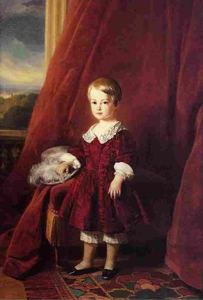 winterhalter Portrait of Louis d Orleans Art A4 Photo Print