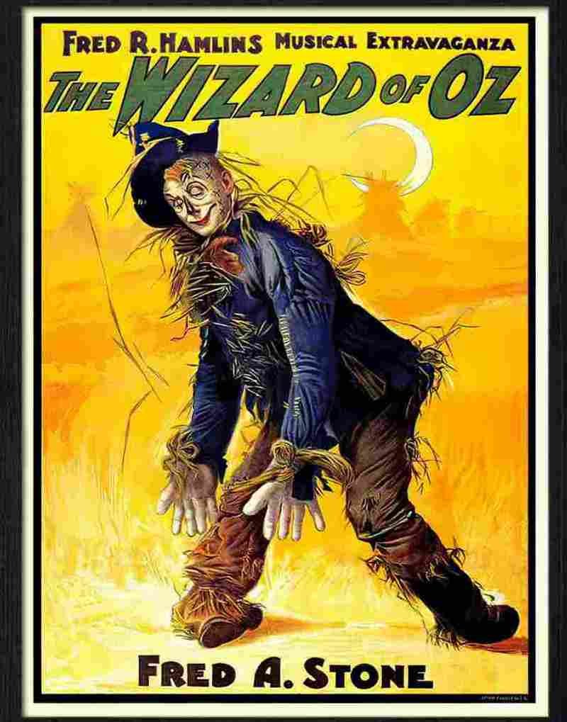 wizard of oz theatre poster Advert A4 Photo Print