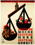 woche Advert A4 Photo Print