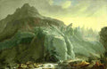 wolf Lower Grindelwald Glacier Art A4 Photo Print