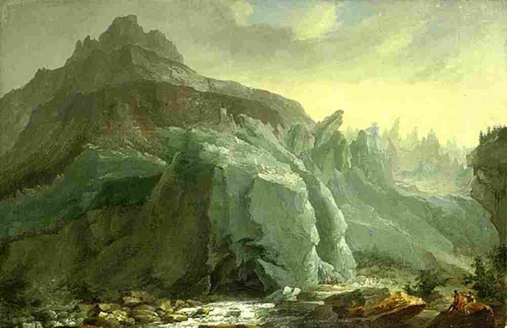 wolf Lower Grindelwald Glacier Art A4 Photo Print