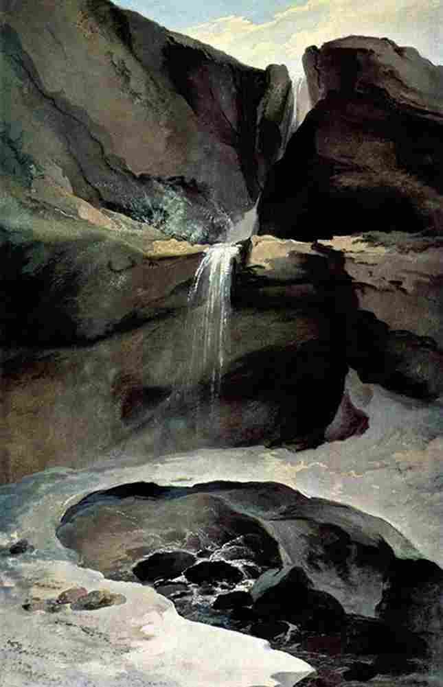 wolf The Gelten Creek Fall in Winter Art A4 Photo Print