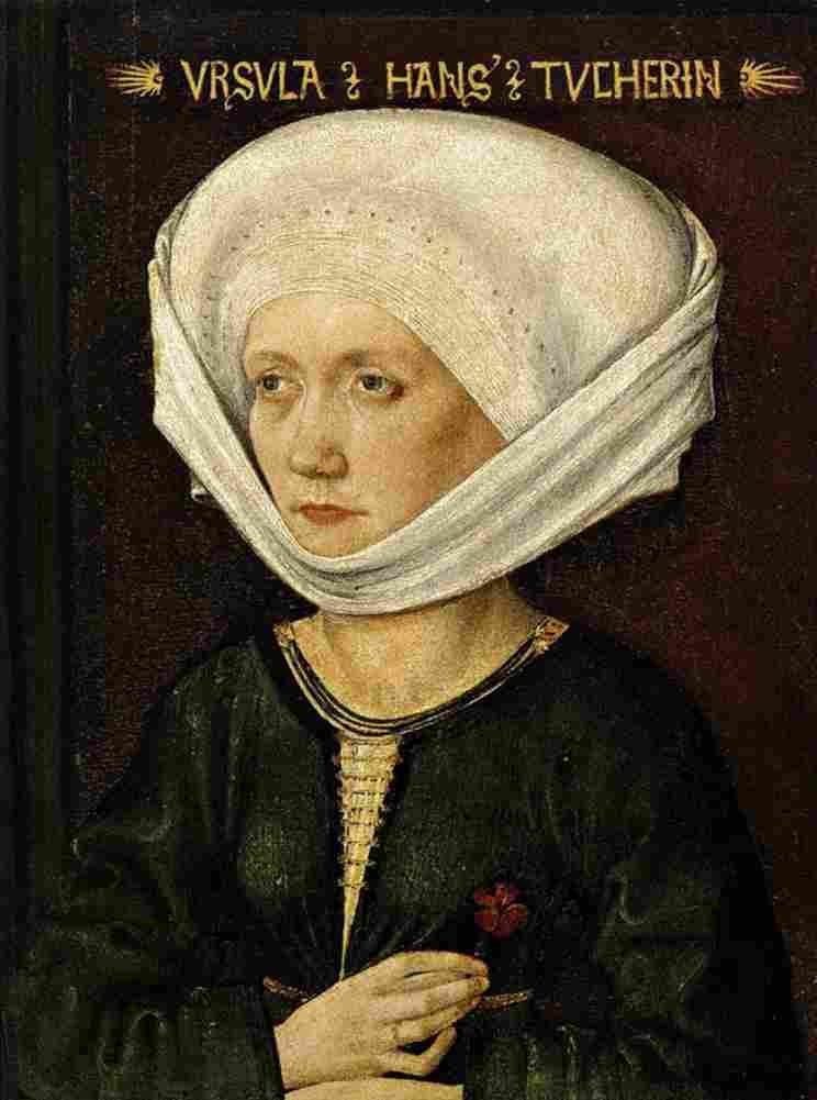wolgemut portrait of ursula tucher Art A4 Photo Print