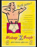 wolsey x briefs 1950s 2 Advert A4 Photo Print
