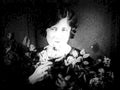 woman flowers studio1980s 1990s A4 Photo Print