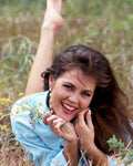 woman grass summer1980s 1990s A4 Photo Print