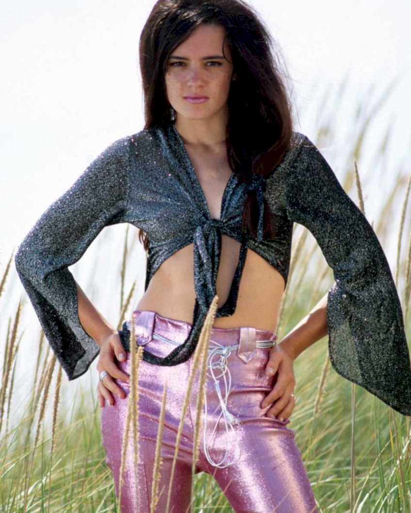 woman pink pants1980s 1990s A4 Photo Print