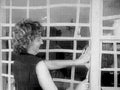 woman window portrait1980s 1990s A4 Photo Print