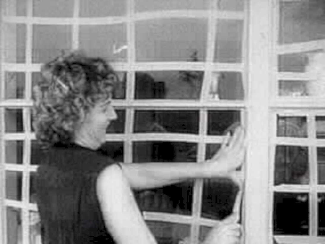 woman window portrait1980s 1990s A4 Photo Print