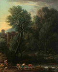 woo A Classical Landscape Art A4 Photo Print