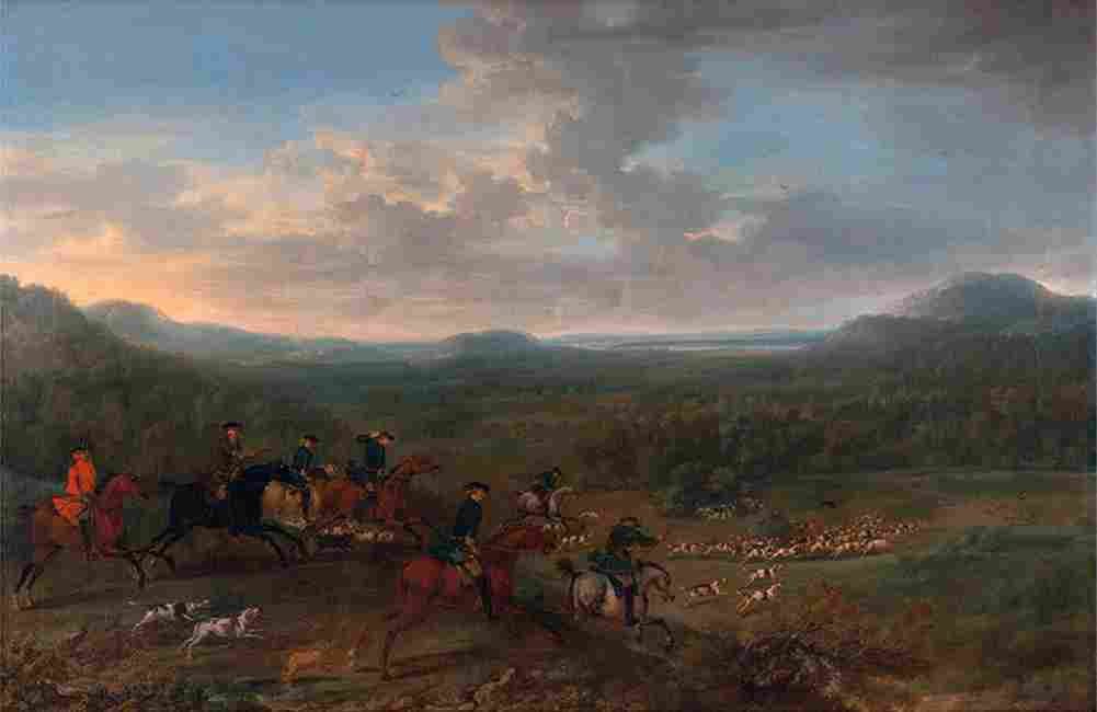 woo A Fox Hunt Art A4 Photo Print
