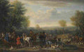 woo A Hunting Party Art A4 Photo Print