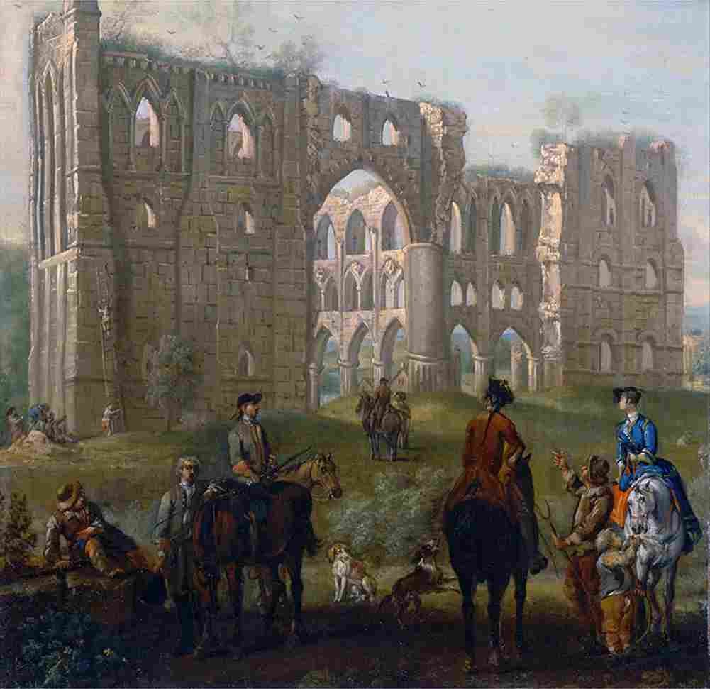 woo Rievaulx Abbey Art A4 Photo Print