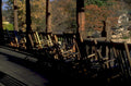 wooden bridge chairs 1980s 1990s A4 Photo Print