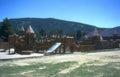 wooden castle playground Vintage A4 Photo Print