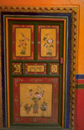 wooden door monastery 1980s 1990s A4 Photo Print