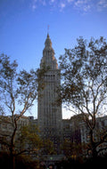 woolworth building nyc 1980s 1990s A4 Photo Print