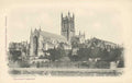 worcester cathedral towerVintage 1880s 1900s A4 Photo Print