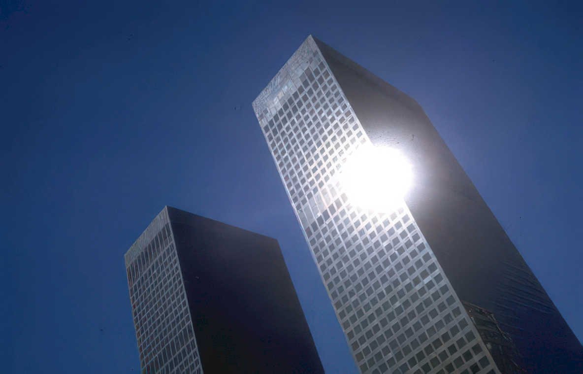 world trade center Vintage A4 Photo Print