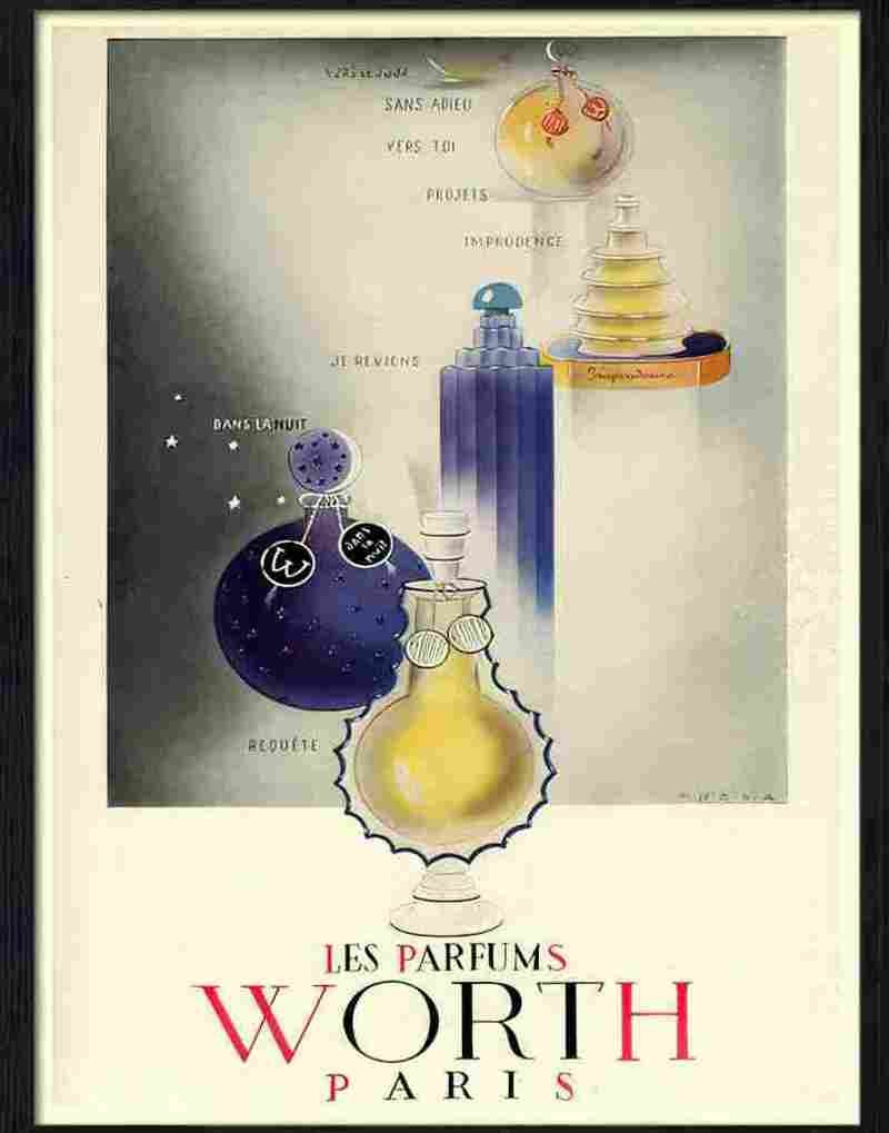 worth perfume advert Advert A4 Photo Print