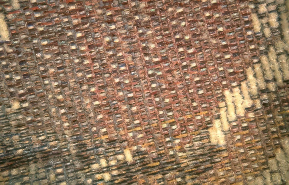 woven fabric detail Vintage A4 Photo Print