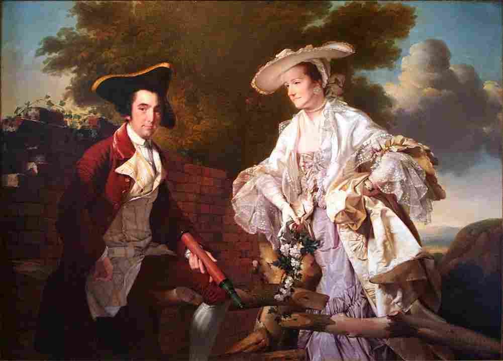 wright of derby Peter and Hannah Burdett Derby Art A4 Photo Print