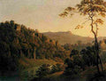 wright of derby View in Matlock Dale g Art A4 Photo Print